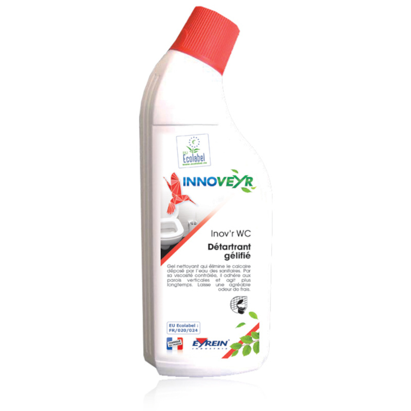 INOV'R WC - Bidon coud 750ml - Gel wc anticalcaire - ECOLABEL